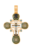 Православный Крест с эмалью