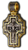 Распятие Христово. Сергий Радонежский. Православный крест.