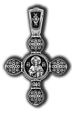 Господь Вседержитель. Икона Божией Матери Умиление Серафимо-Дивеевское.  Православный крест.