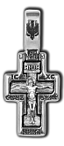 Распятие Христово. Прп. Серафим Саровский.  Православный крест.