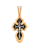 Распятие Христово. Шестикрылый серафим. Православный крест