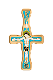 Распятие Христово.  Православный крест. Эмаль.