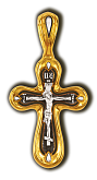 Распятие Христово. Тропарь Святому и Животворящему Кресту Господню.  Православный крест