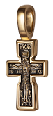 Распятие Христово. Великомученик Георгий Победоносец. Православный крест.